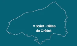 Emplacement de Saint Gilles de Crétot